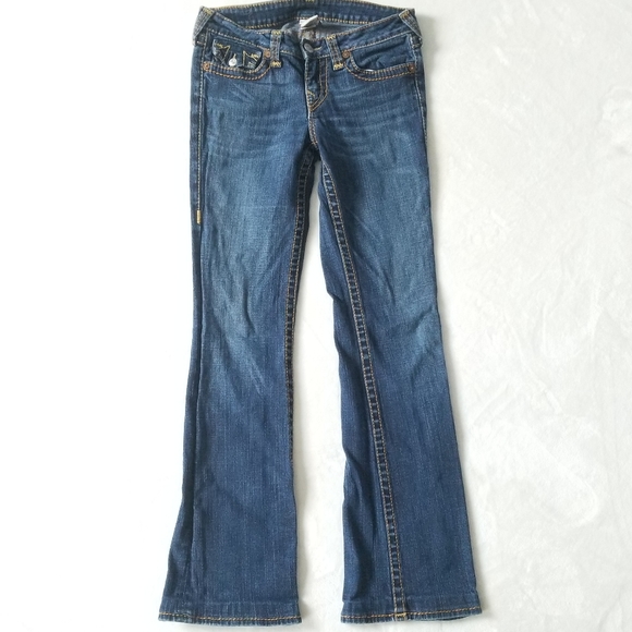 True Religion Becky Big T Straight Leg Size 29